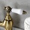Kingston Brass Bridge Bathroom Faucet with Brass Pop-Up, Antique Brass KS7993PL - alternate 6